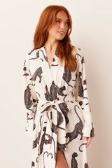 Kaia Cloud Jersey Kimono Robe in Vinyasa