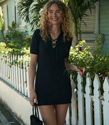 FAYBELLE DRESS -- NAVY