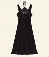FRIEDA DRESS -- BLACK