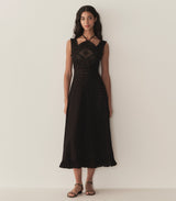 FRIEDA DRESS -- BLACK