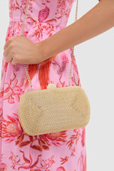 Gold Martina Coiled Rope Clutch