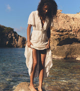 GABRIELLA DRESS -- SALT