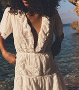 GABRIELLA DRESS -- SALT