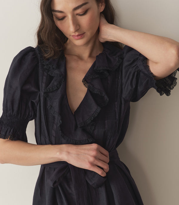 HARRIETTE DRESS -- NIGHT SKY