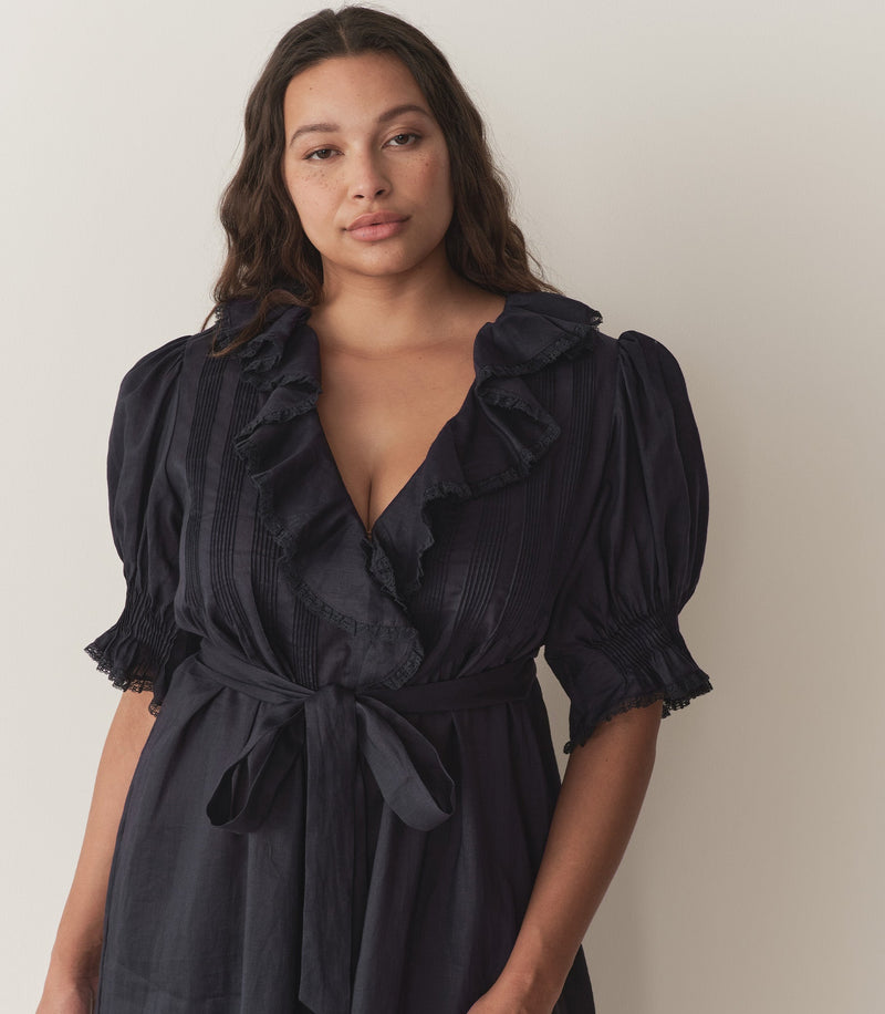 HARRIETTE DRESS -- NIGHT SKY