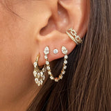 Diamond Chain Earring