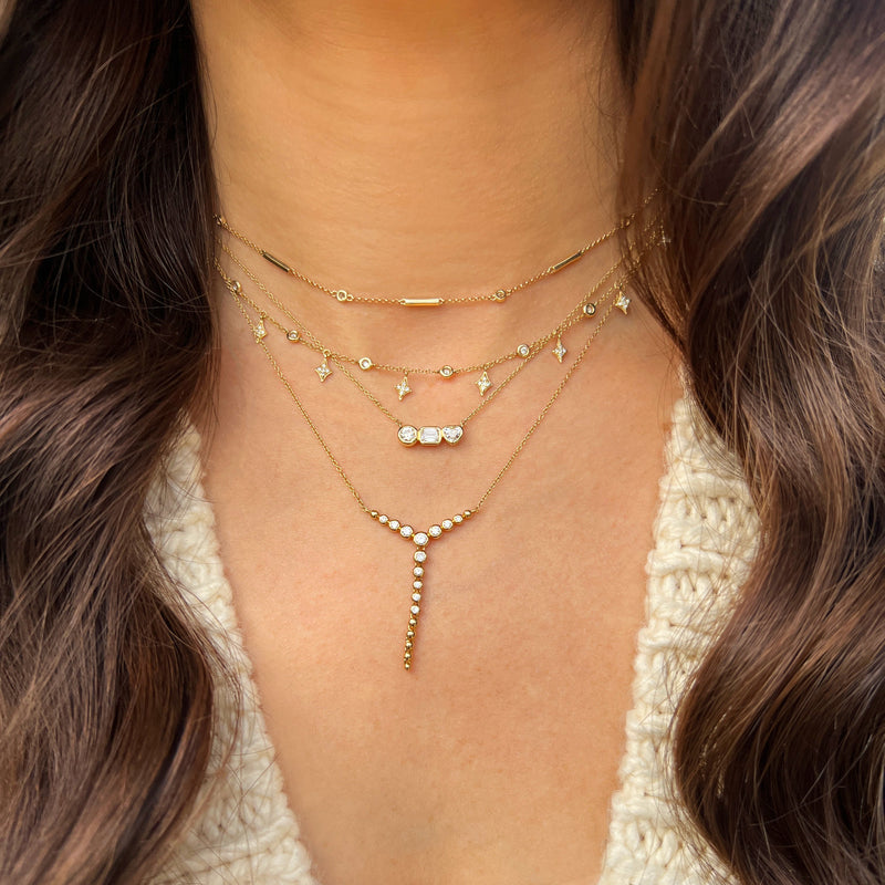 Diamond Station Necklace