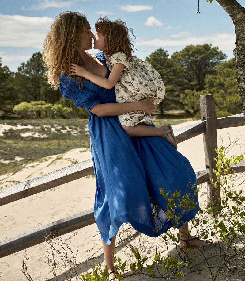 ISCHIA DRESS -- CORFU BLUE