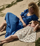 ISCHIA DRESS -- CORFU BLUE