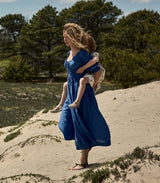 ISCHIA DRESS -- CORFU BLUE