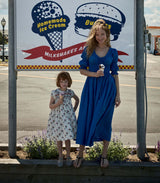 ISCHIA DRESS -- CORFU BLUE