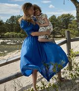 ISCHIA DRESS -- CORFU BLUE