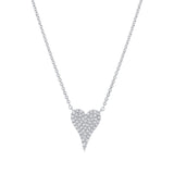 Small Diamond Heart Necklace