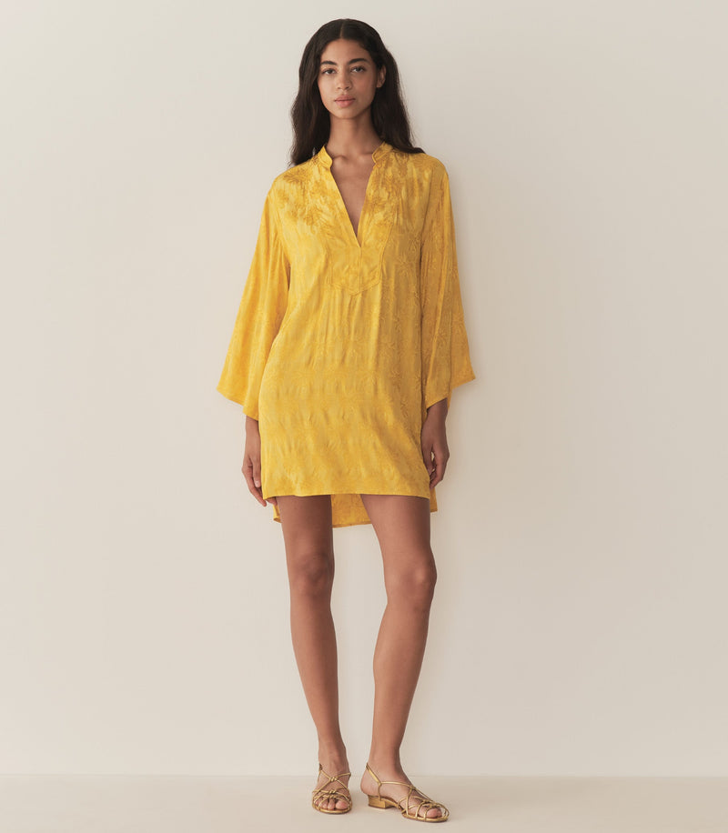 LEONA DRESS -- GILDED MARGUERITE JOLIE