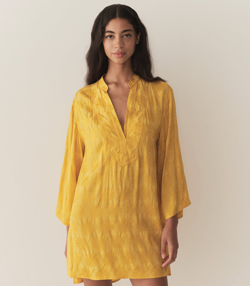 LEONA DRESS -- GILDED MARGUERITE JOLIE