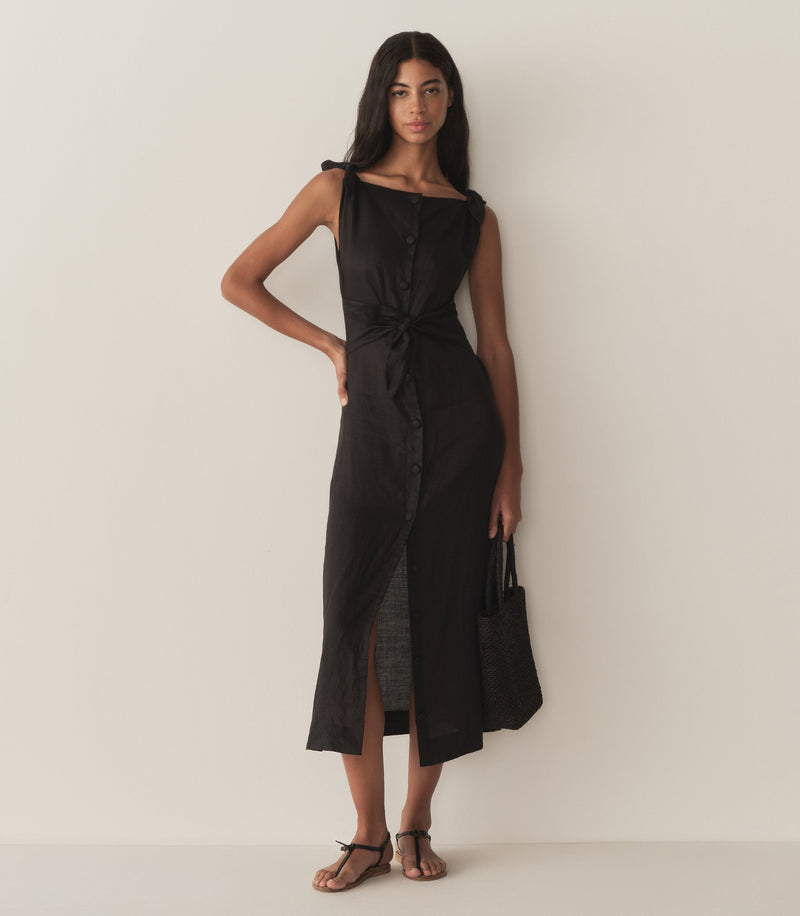 LEVINE DRESS -- BLACK