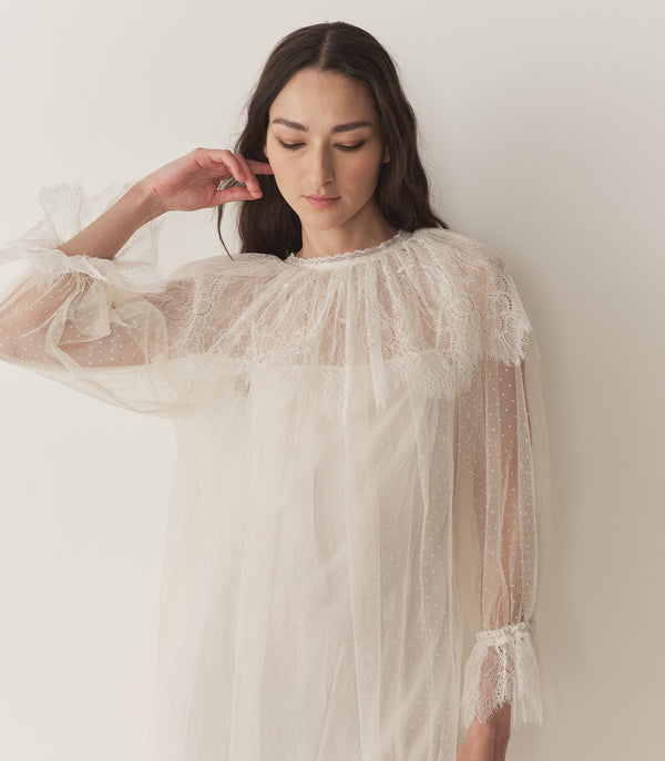 LILITH DRESS -- CREME DE LUNE