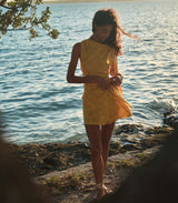 MARCELLA DRESS -- GILDED MARGUERITE JOLIE