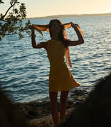 MARCELLA DRESS -- GILDED MARGUERITE JOLIE