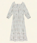 MINTA DRESS -- PAINTED BOUQUET