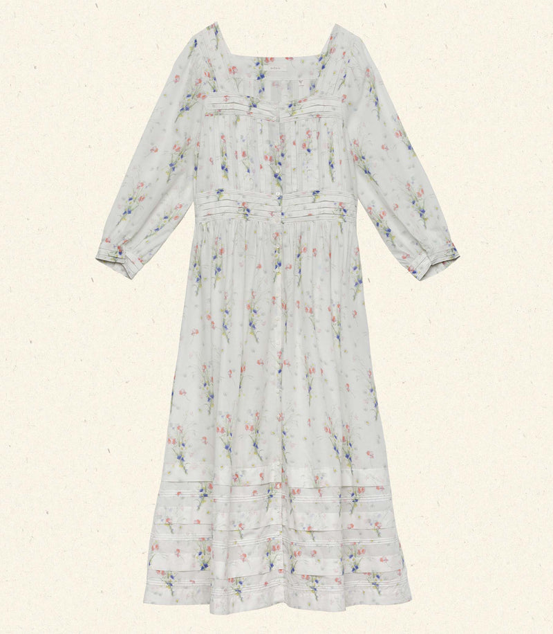 MINTA DRESS -- PAINTED BOUQUET