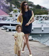 MONROE DRESS -- NAVY