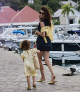 MONROE DRESS -- NAVY