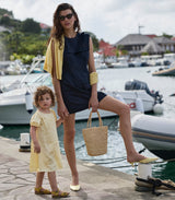 MONROE DRESS -- NAVY