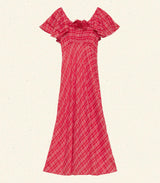 NEVARA DRESS -- SYLVIE PLAID