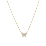 Diamond Butterfly Necklace