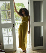 ODELINA DRESS -- OAKMOSS