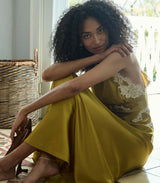 ODELINA DRESS -- OAKMOSS