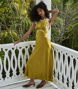 ODELINA DRESS -- OAKMOSS