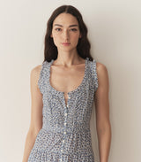 OTTESSA DRESS -- CORNFLOWER HILLSIDE BLOOM