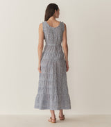OTTESSA DRESS -- CORNFLOWER HILLSIDE BLOOM