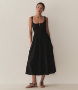 QUILLA DRESS -- BLACK