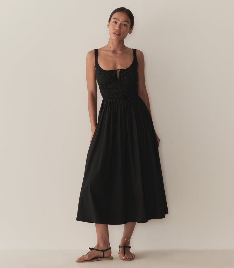 QUILLA DRESS -- BLACK