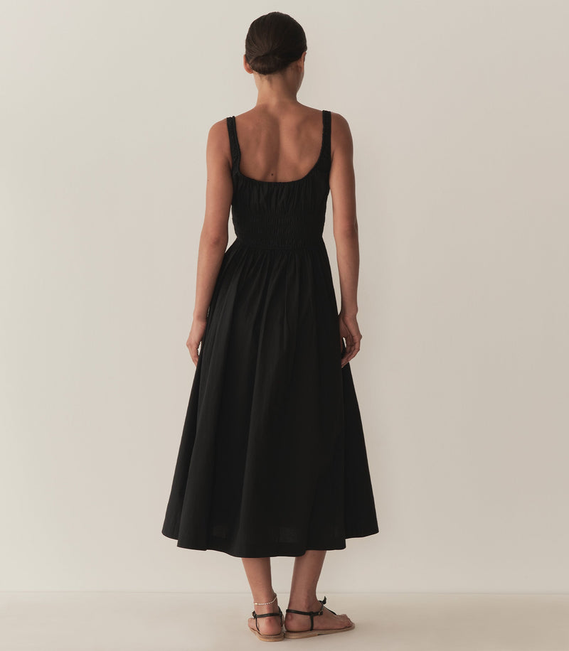 QUILLA DRESS -- BLACK