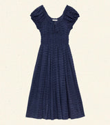 QUINN DRESS -- ADRIATIC EYELET