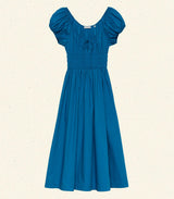 QUINN DRESS -- SOFT COBALT