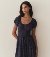 QUINN DRESS -- ADRIATIC EYELET