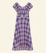 RAMONA DRESS -- COTE D’AZUR PLAID