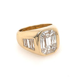 Diamond Octagon Ring