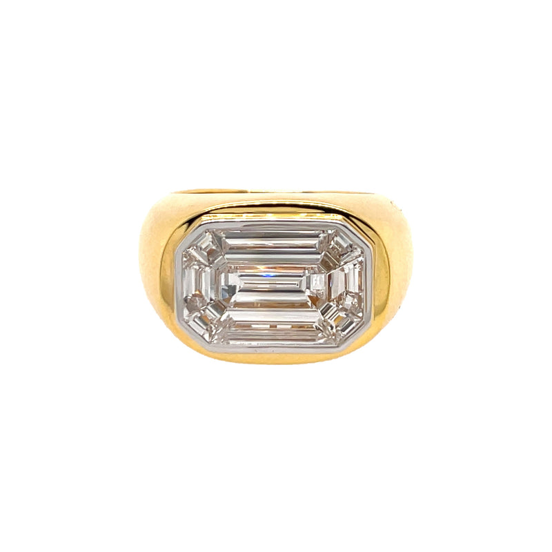 Diamond Octagon Ring