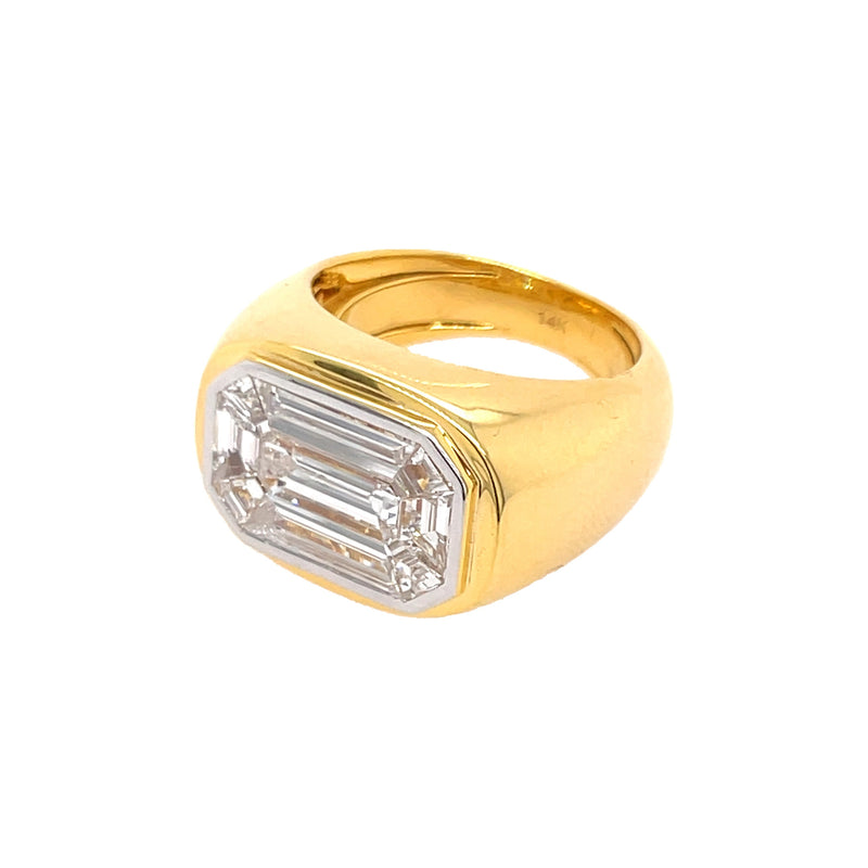 Diamond Octagon Ring