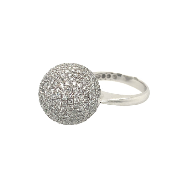 Diamond Sphere Ring