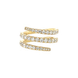 Diamond Coil Ring