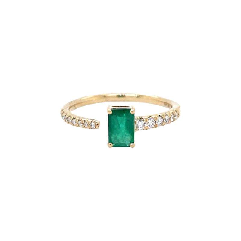Emerald & Diamond Ring