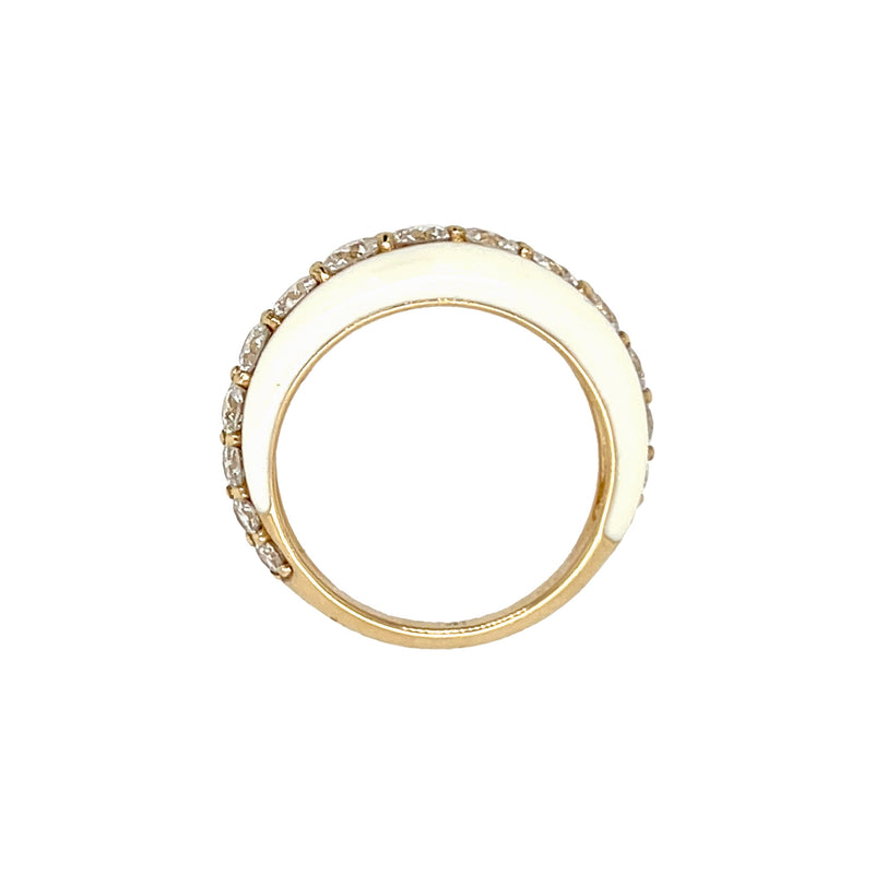 Diamond & Enamel Ring