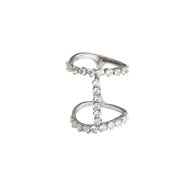 Diamond Double Band Ring
